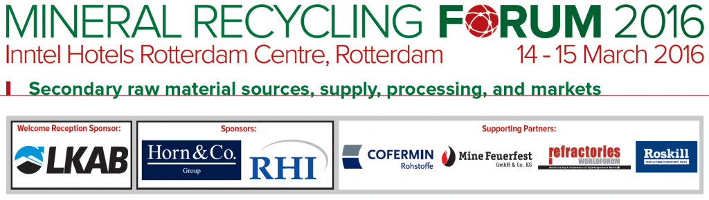 MinRecycling logo + sponsors