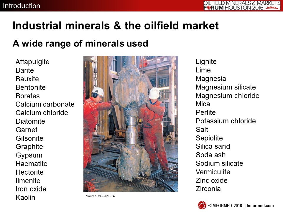 Oilfield minerals