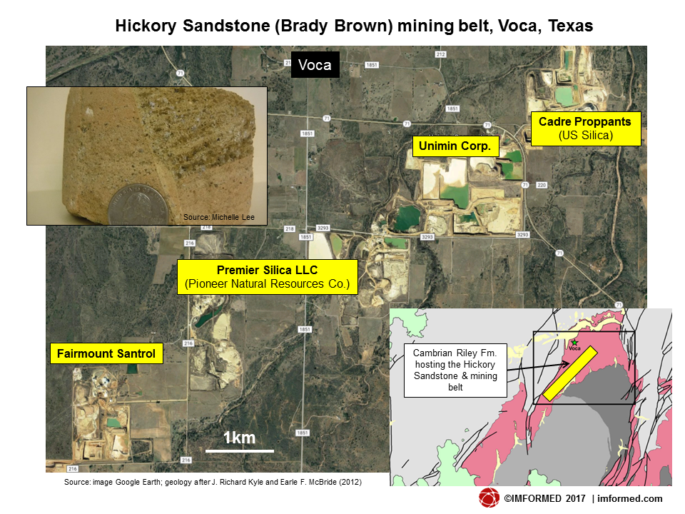 Voca TX FS mine locations